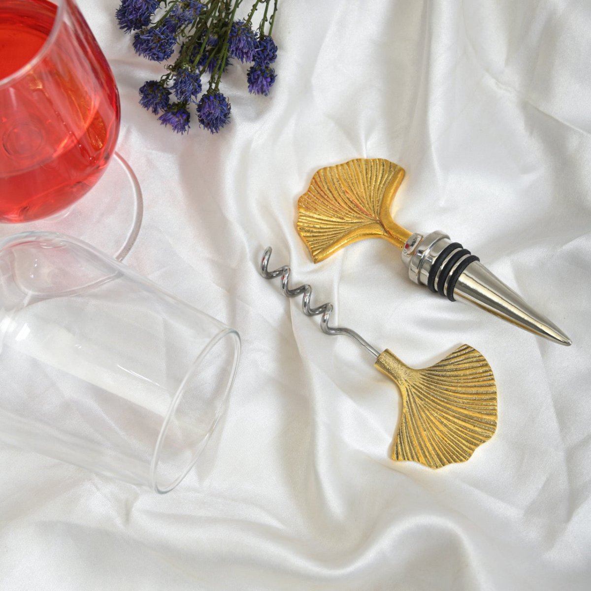 Seep stainless Steel & Brass Wine Stopper