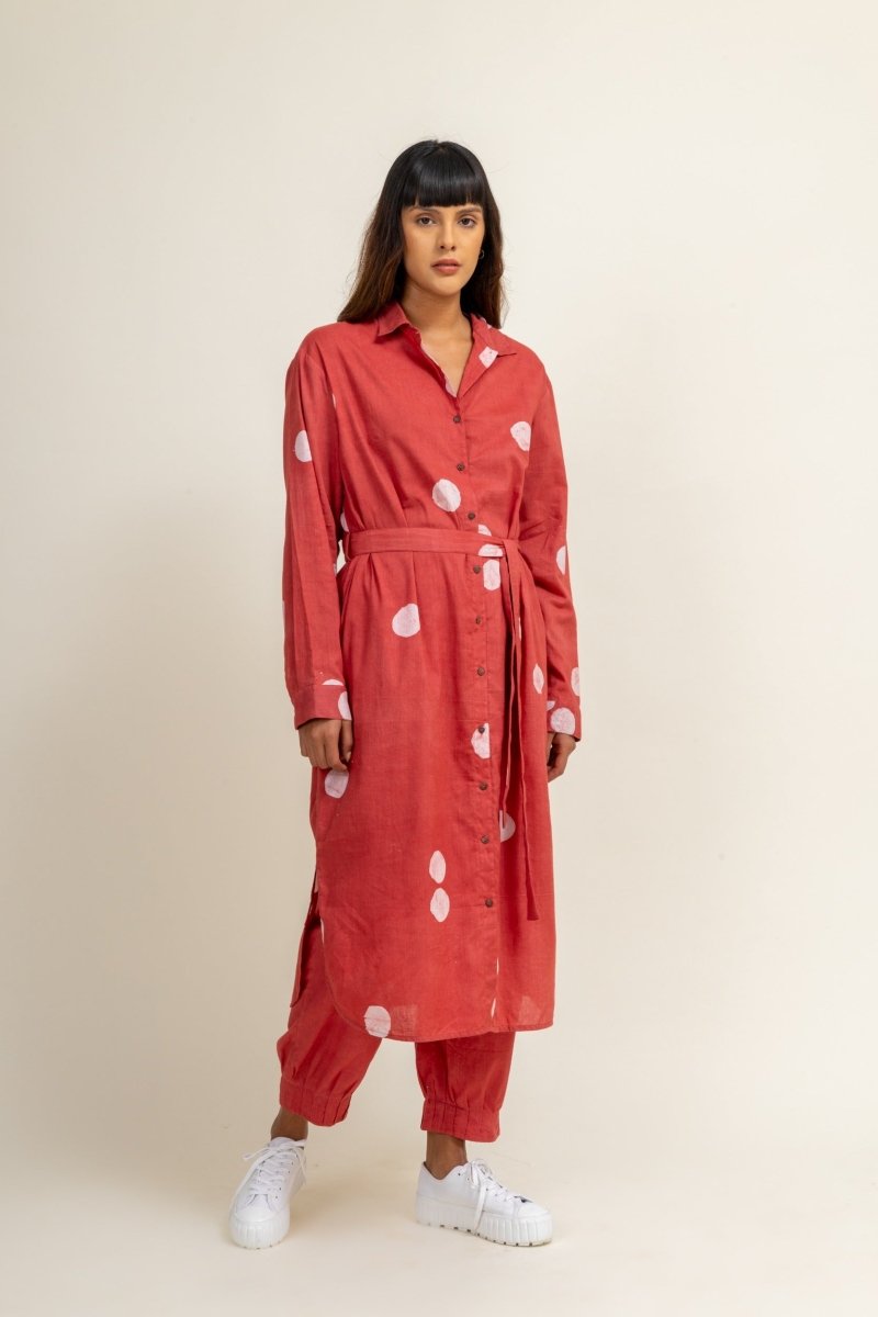 Sehela Upcycled Cotton Coral Set