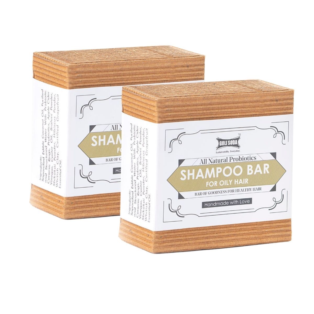 Shampoo Bar for Oily Hair - 90 g | Pack of 2