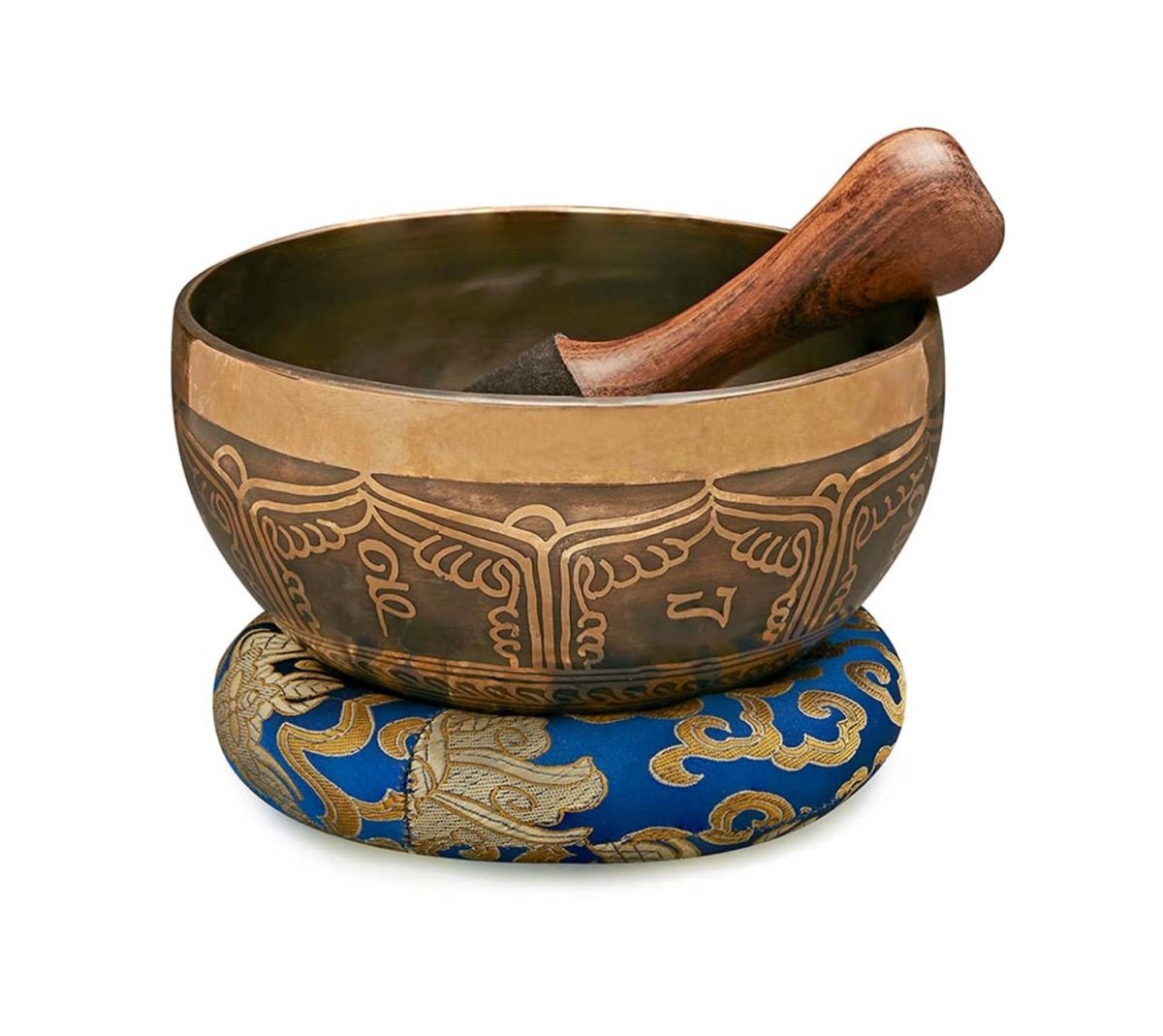 Singing Bowl Handmade Mantra- 7"