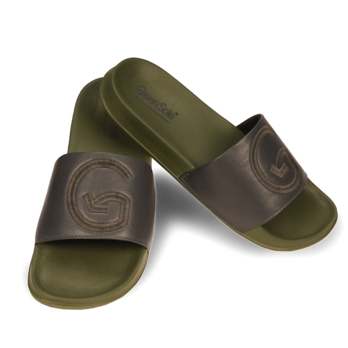 Olive Mens Slider | Made with Recycled Materials