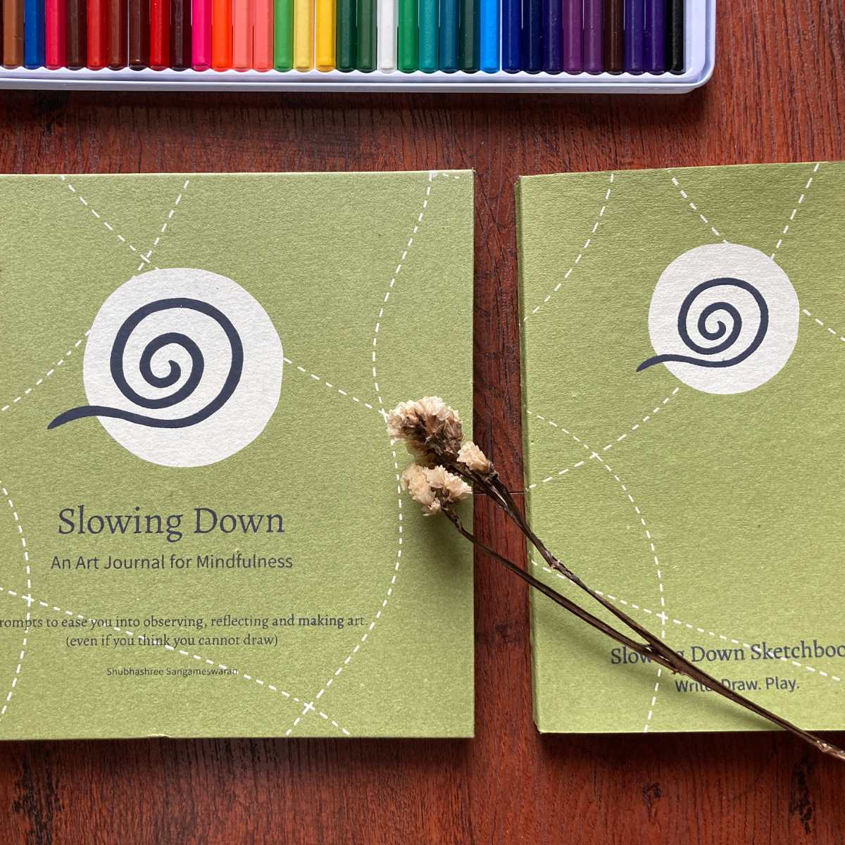 Slowing Down Art Journal with Sketchbook