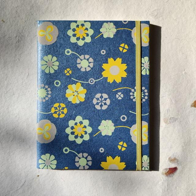 Soft Cover Handmade Notebooks | Blue Floral