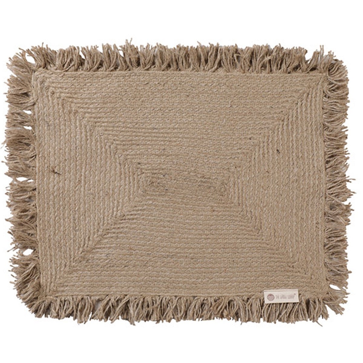 Sootli Jute Placemat With Fringes