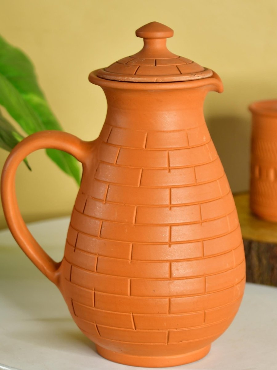 Sowpeace Earthy Elegance: Handcrafted Jug for Every Sip & Stash