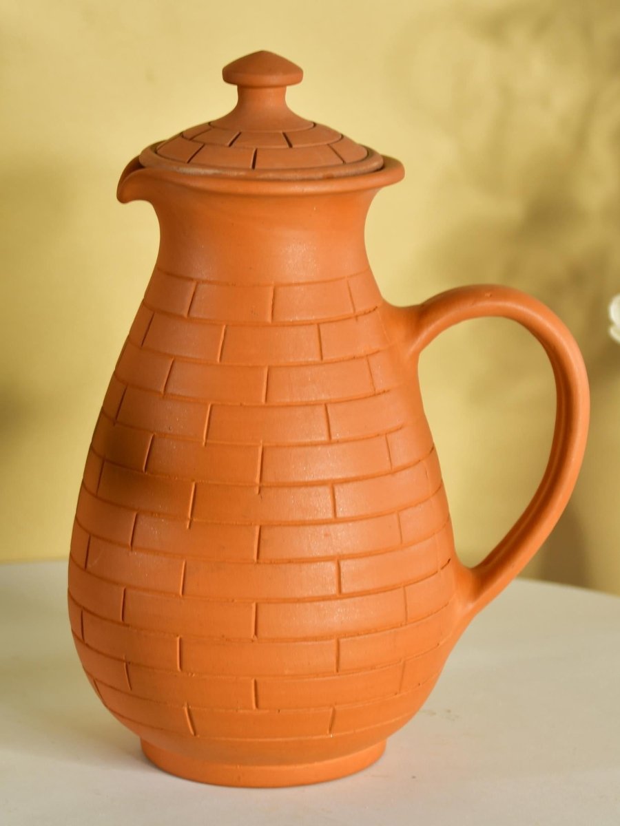 Sowpeace Earthy Elegance: Handcrafted Jug for Every Sip & Stash