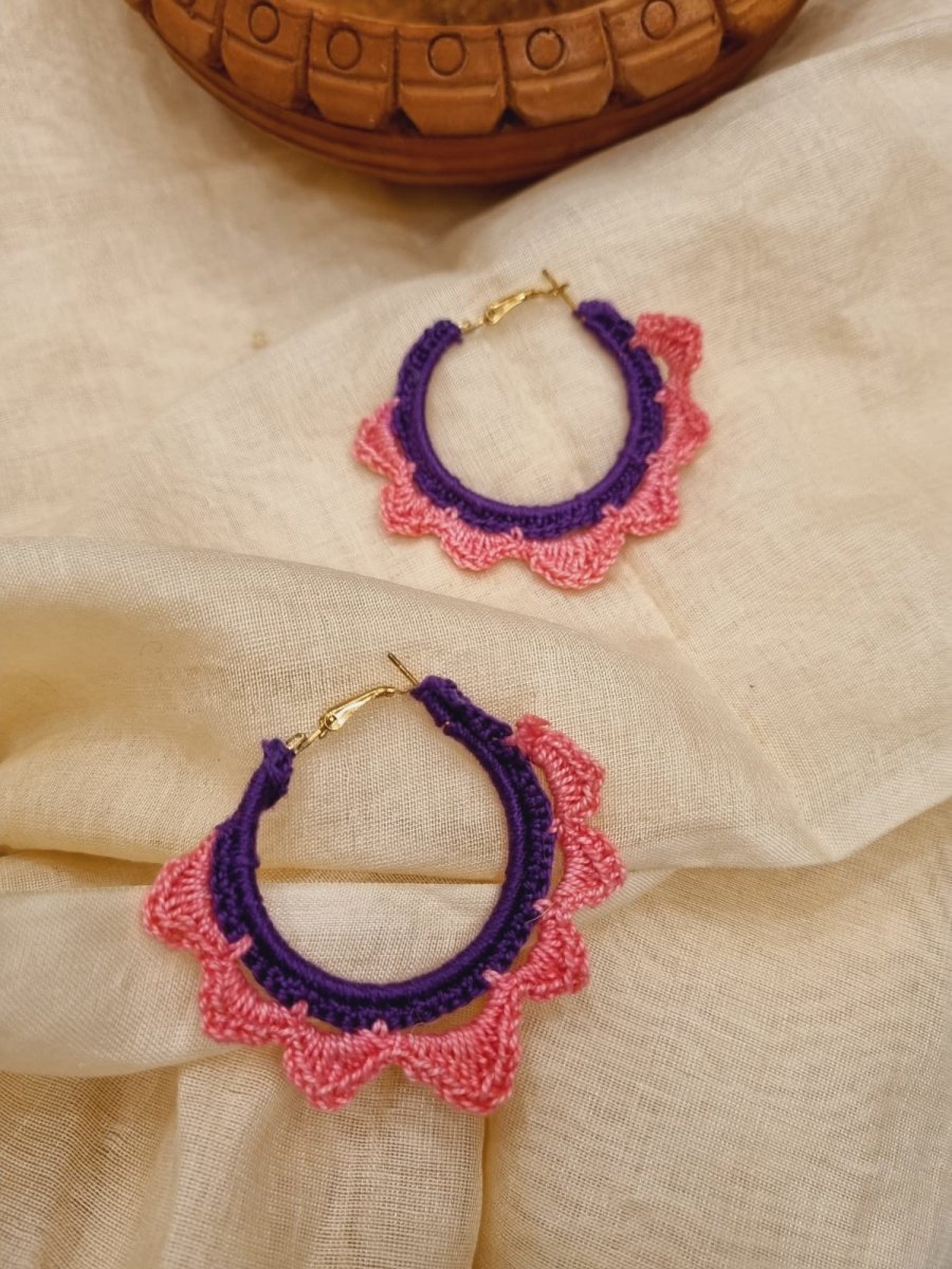 Spicy Crochet Earrings | Handwoven earrings