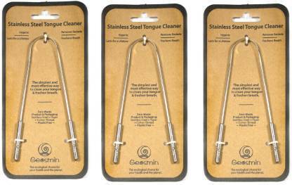 Stainless Steel Tongue Cleaner - Pack of 3