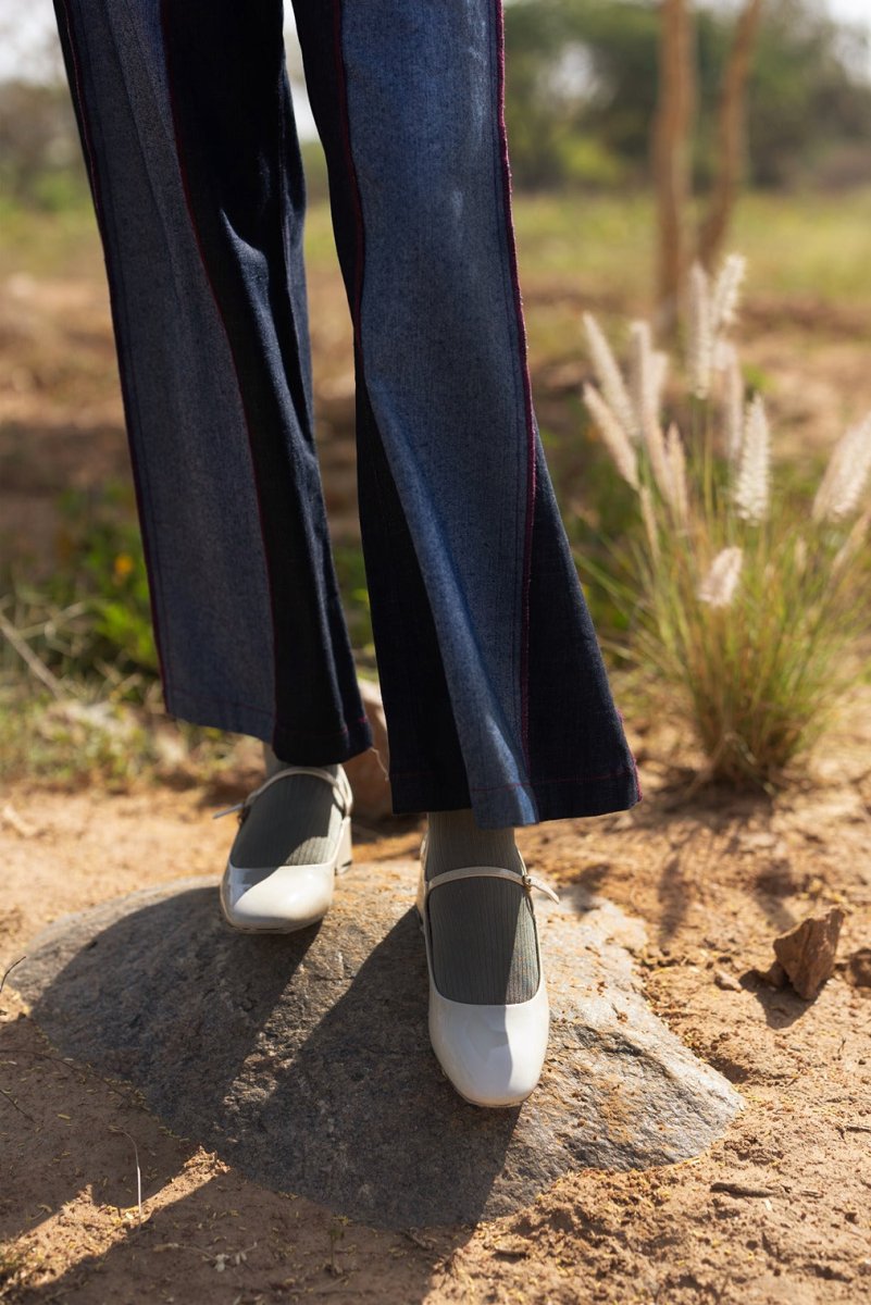 Steffie Flared Upcycled Denim Pants