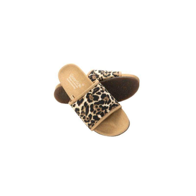 Stella Cheetah Sustainable and Vegan Slides