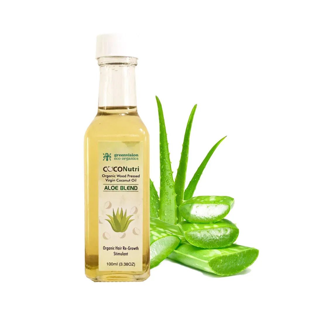 Stone & Wood Pressed Organic Coconut Oil - Aloe Blend  100 ml