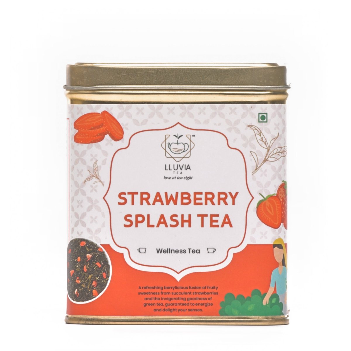 Strawberry Splash Tea |Sweet Refreshment and Antioxidant Benefits- 50g