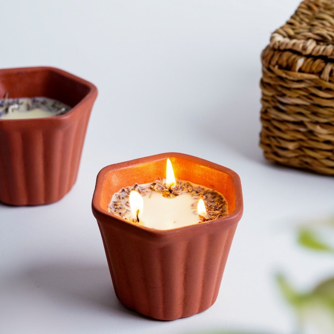 Sukoon | Hemp Oil and Lavender 3 Wick Soy Wax Candle