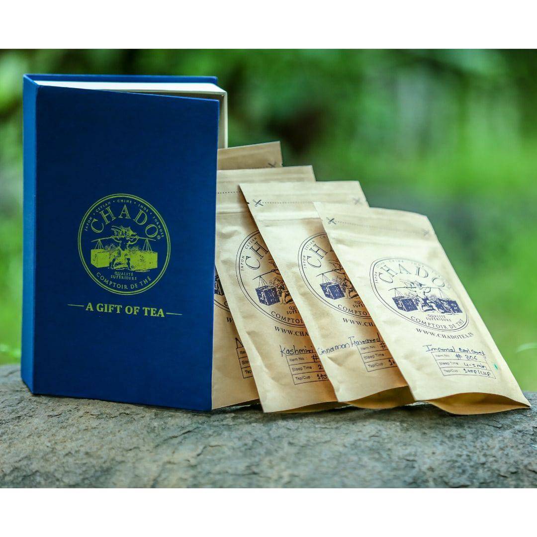 Tea Book - Pack of 4 teas