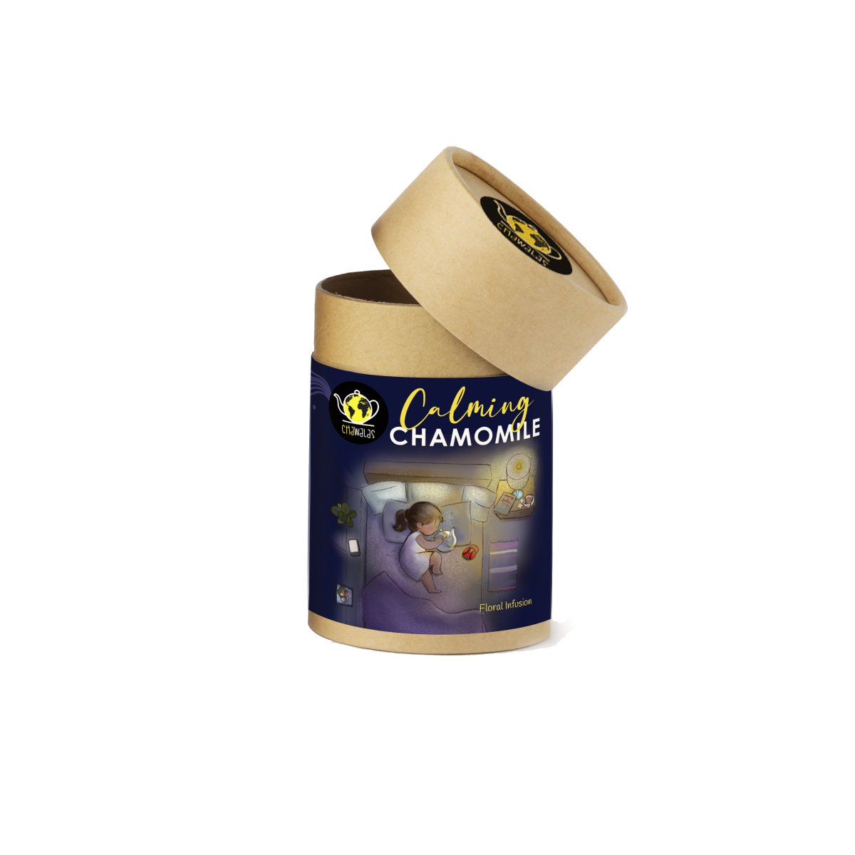 Womens Day - Steeping Love Floral Tea Chamomile & Lavender 2 in 1 Gift Box Set