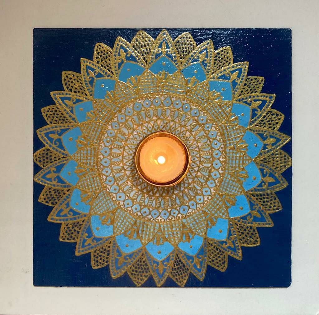 Rangoli Tealight Holder