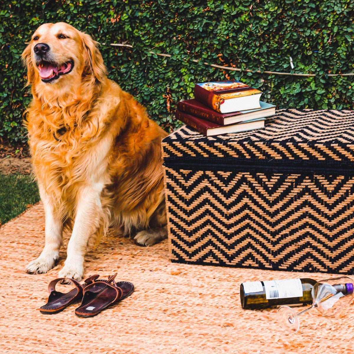 The Buff Jute & Cotton Trunk