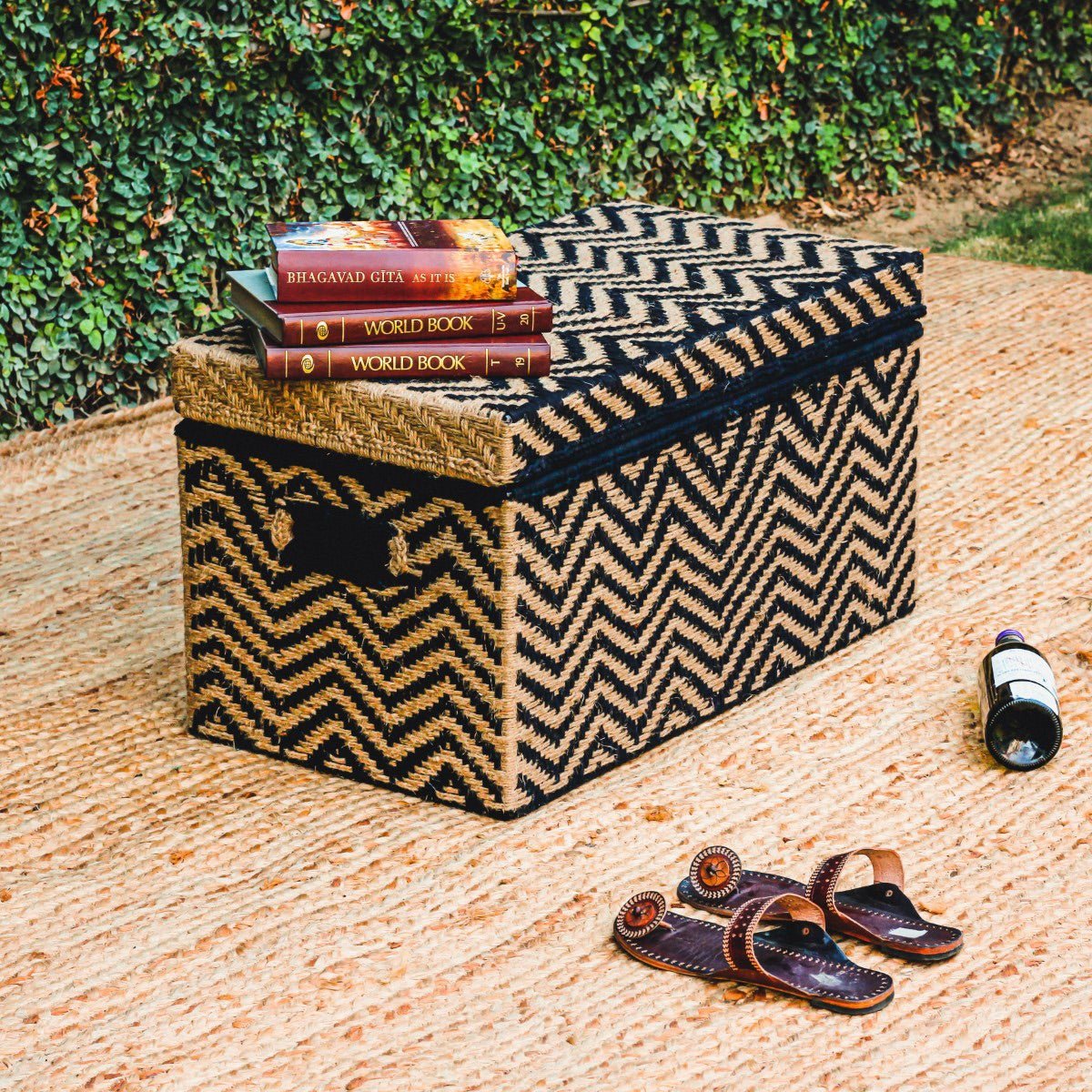 The Buff Jute & Cotton Trunk