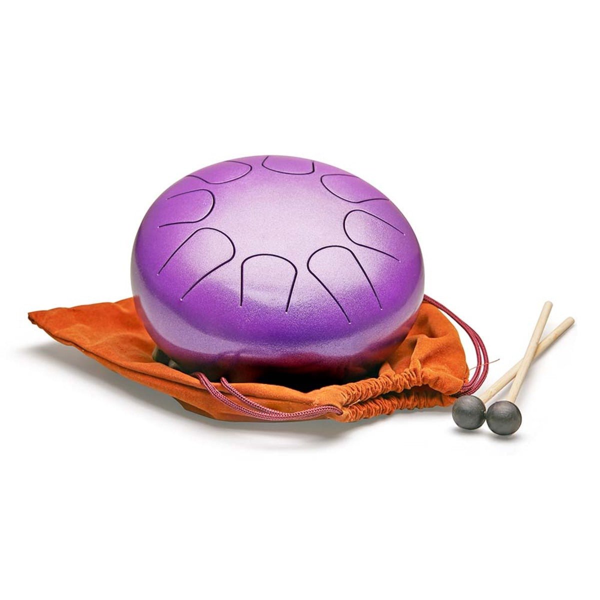 Tongue Drum- 6.3 inches- Purple