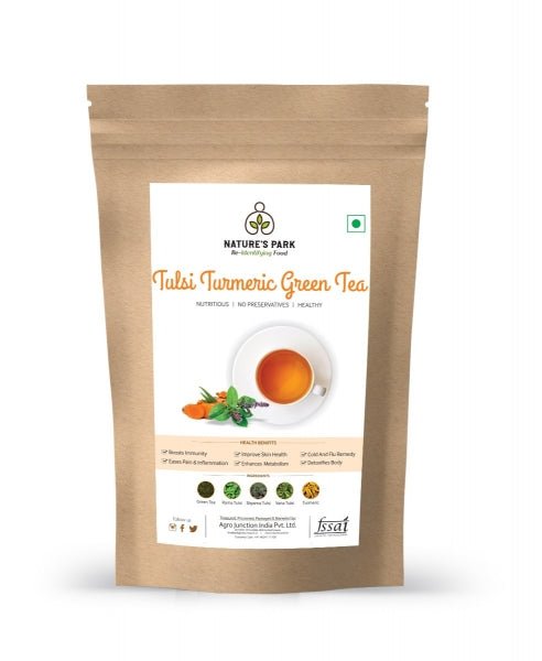 Tulsi Turmeric Green Tea Pouch - 500 g