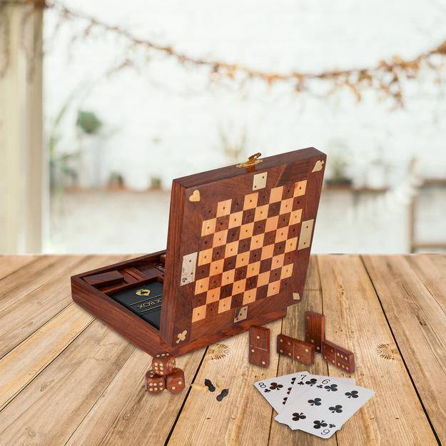 Unique Handmade Wooden Chess Game | Board Game