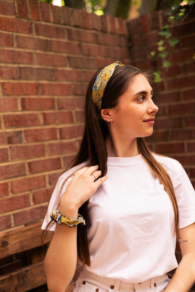 Valeria Soft Knot Headband & Scrunchie set