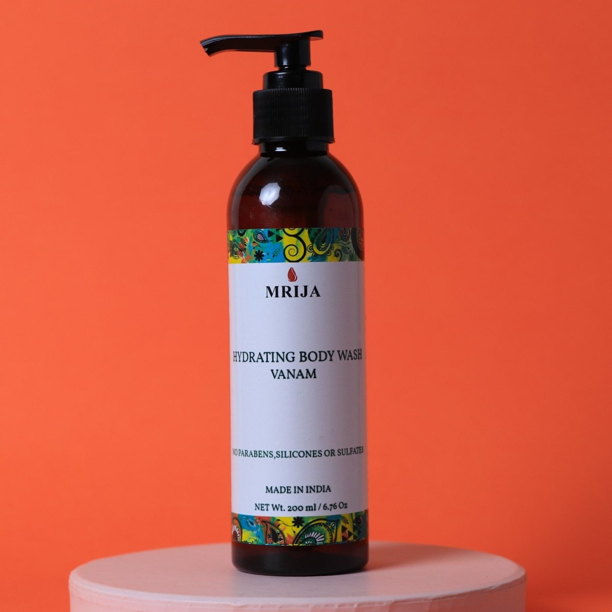 Vanam | Hydrating Body Wash made with Olive Oil, Mango Butter, and Vetiver | 200ml