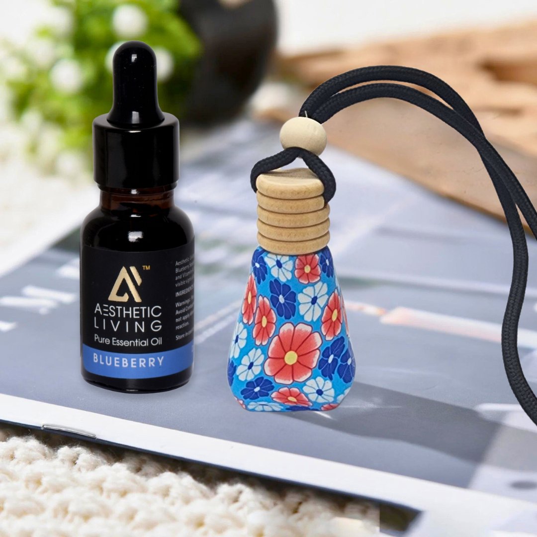 Vase Shape Car Aromatizer/Diffuser Bottle with Essential Oil