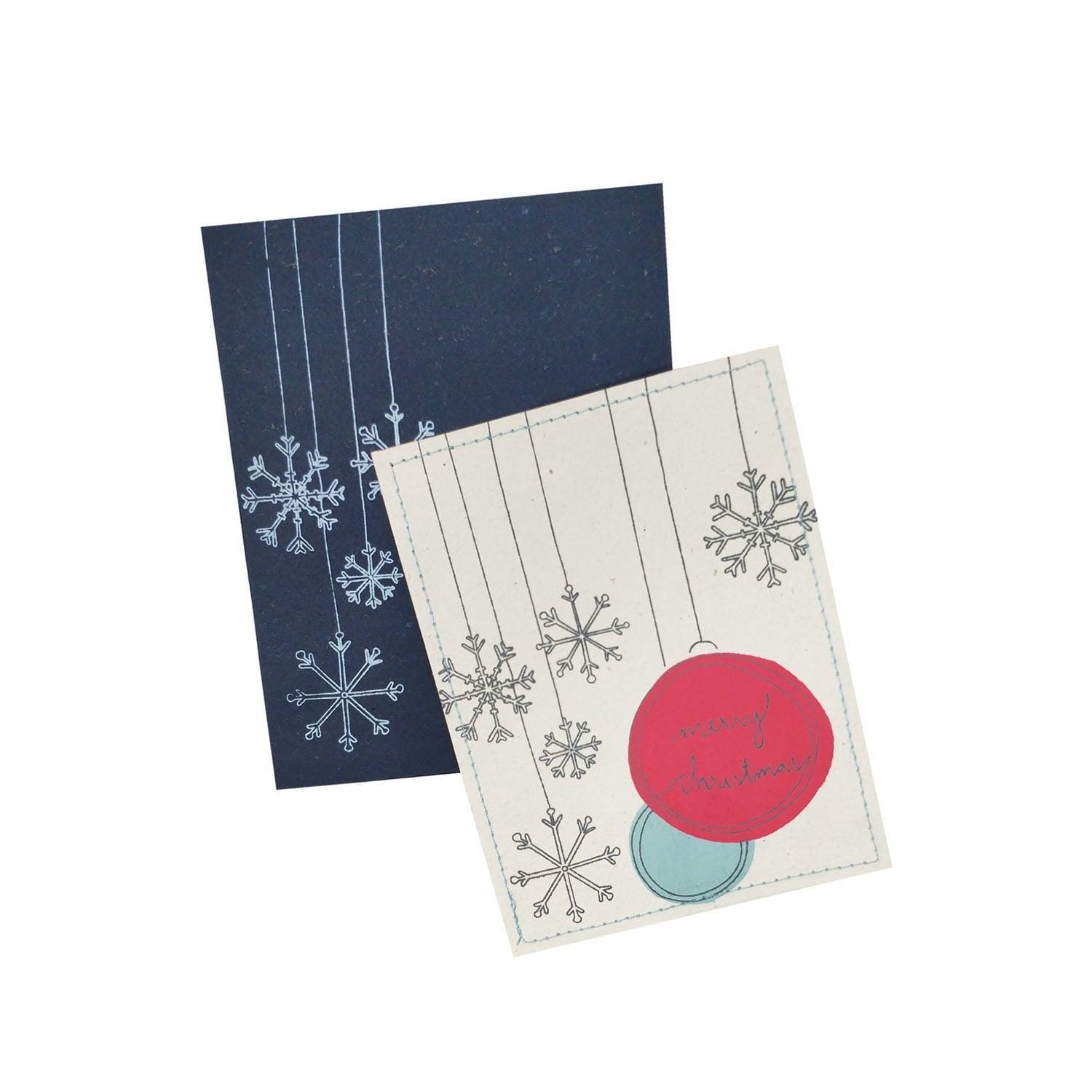 Christmas cards – white (pack of 5)