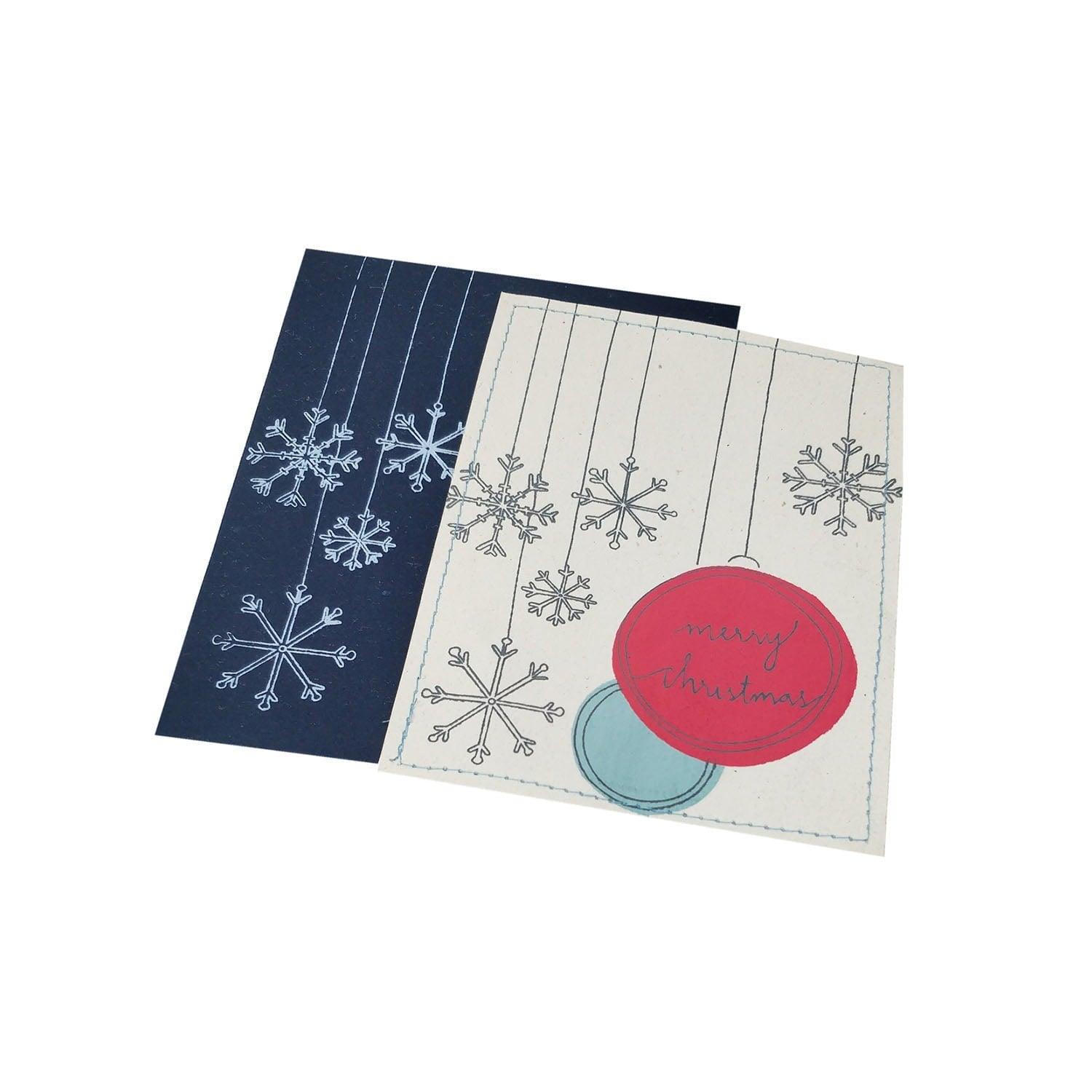 Christmas cards – white (pack of 5)