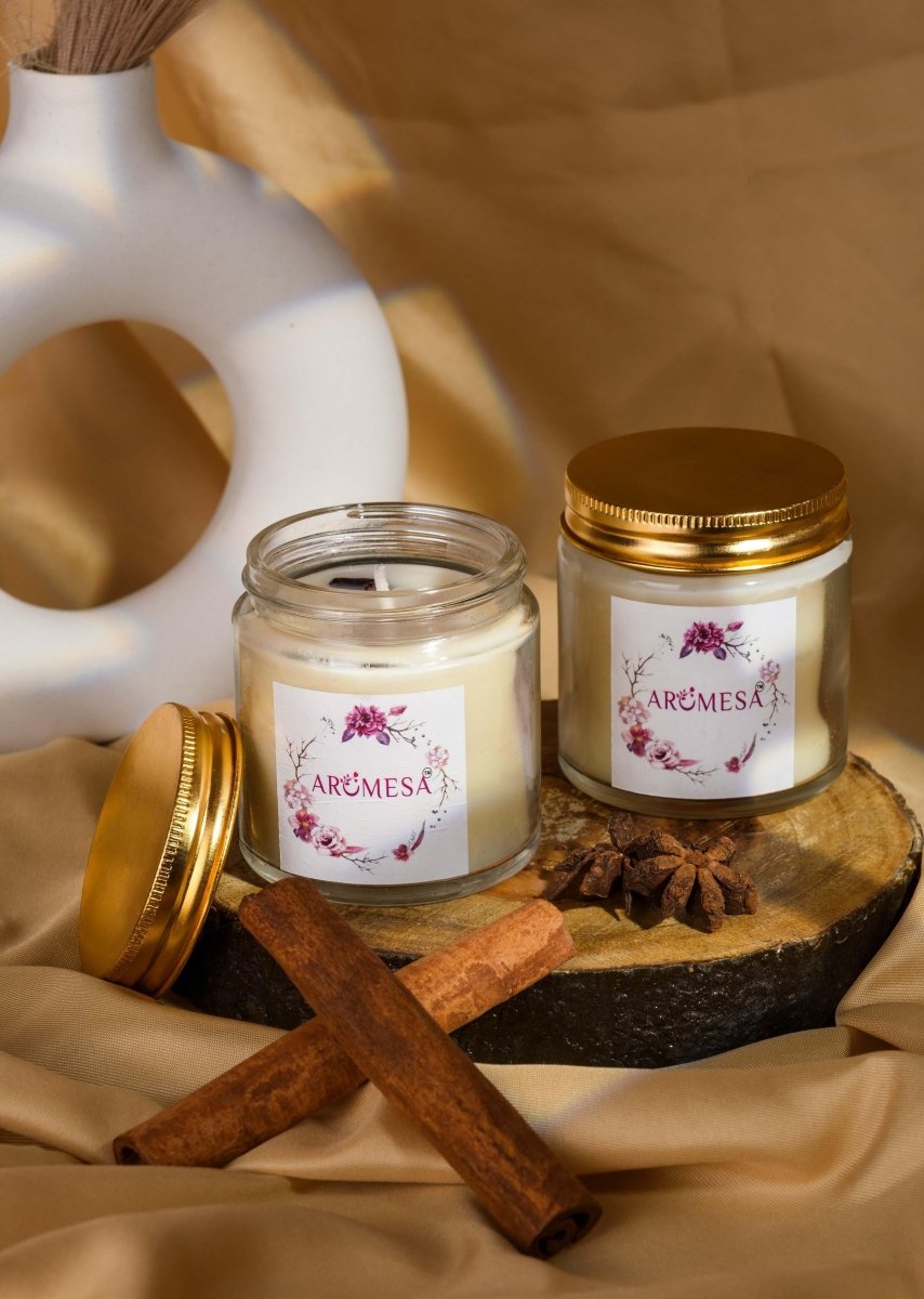 Winter Spice - Scented Soy Candle |  Clove, Orange, Cinnamon and Peppermint