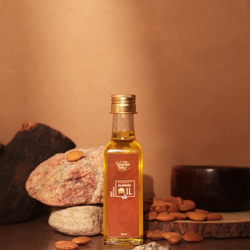 Wood Pressed Kashmiri Almond Oil | Kashmiri Badam ka Tel