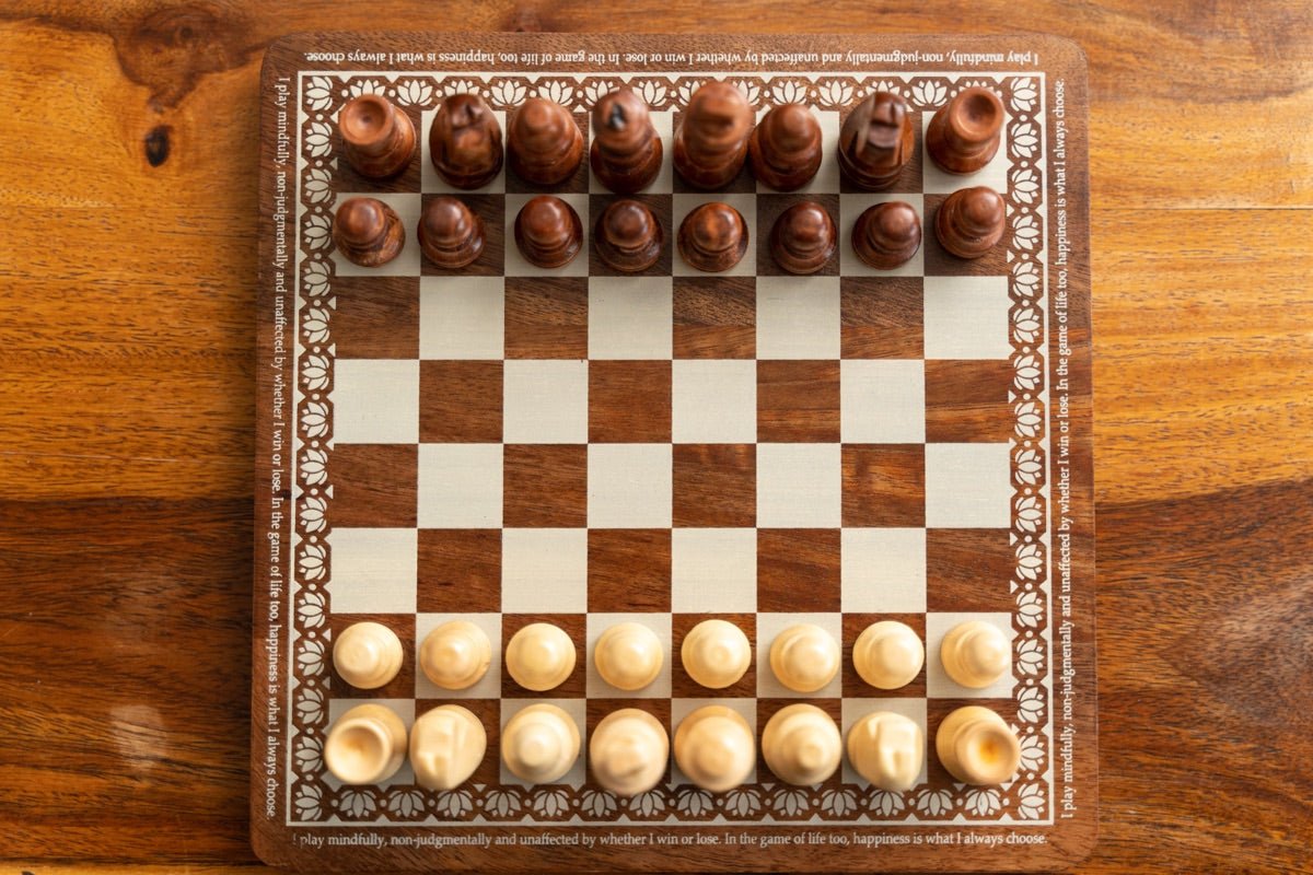 Wooden Chess Board Game