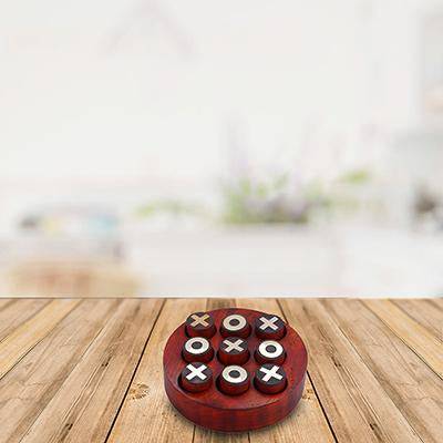 Wooden Noughts and Crosses |Brain Teaser Games