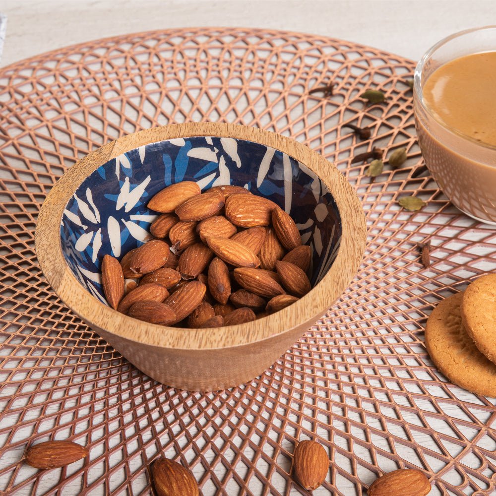 Wooden Indigo Bowl