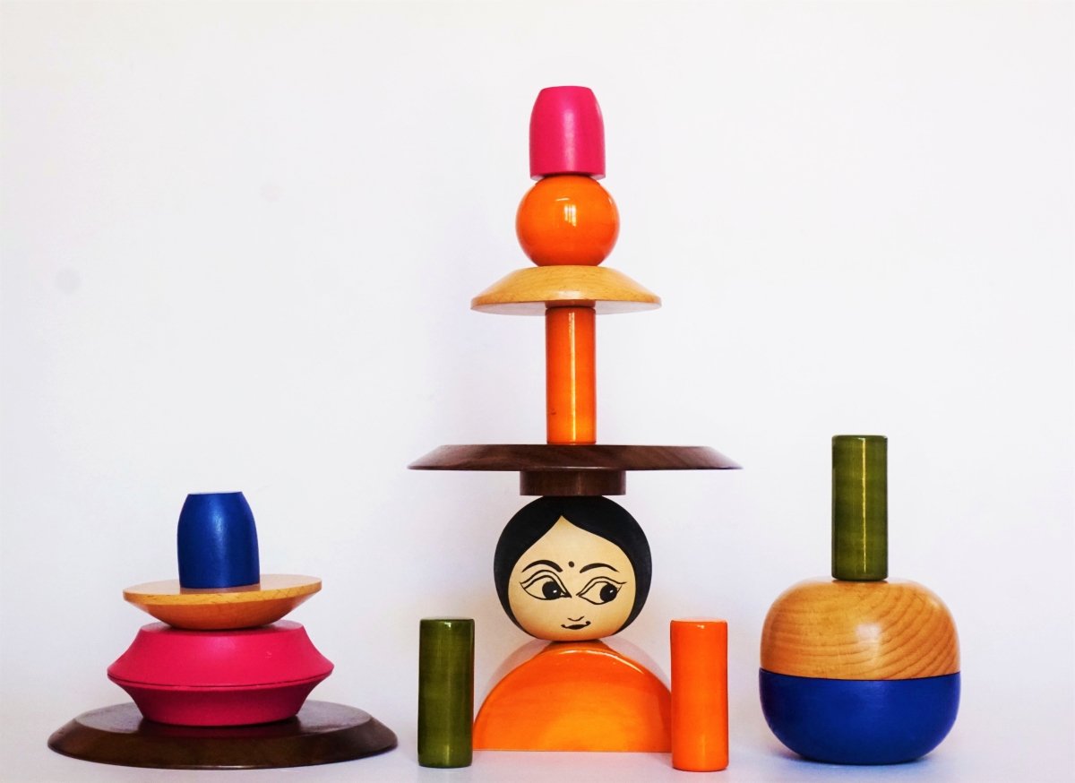 Wooden Stacking Toy Tula