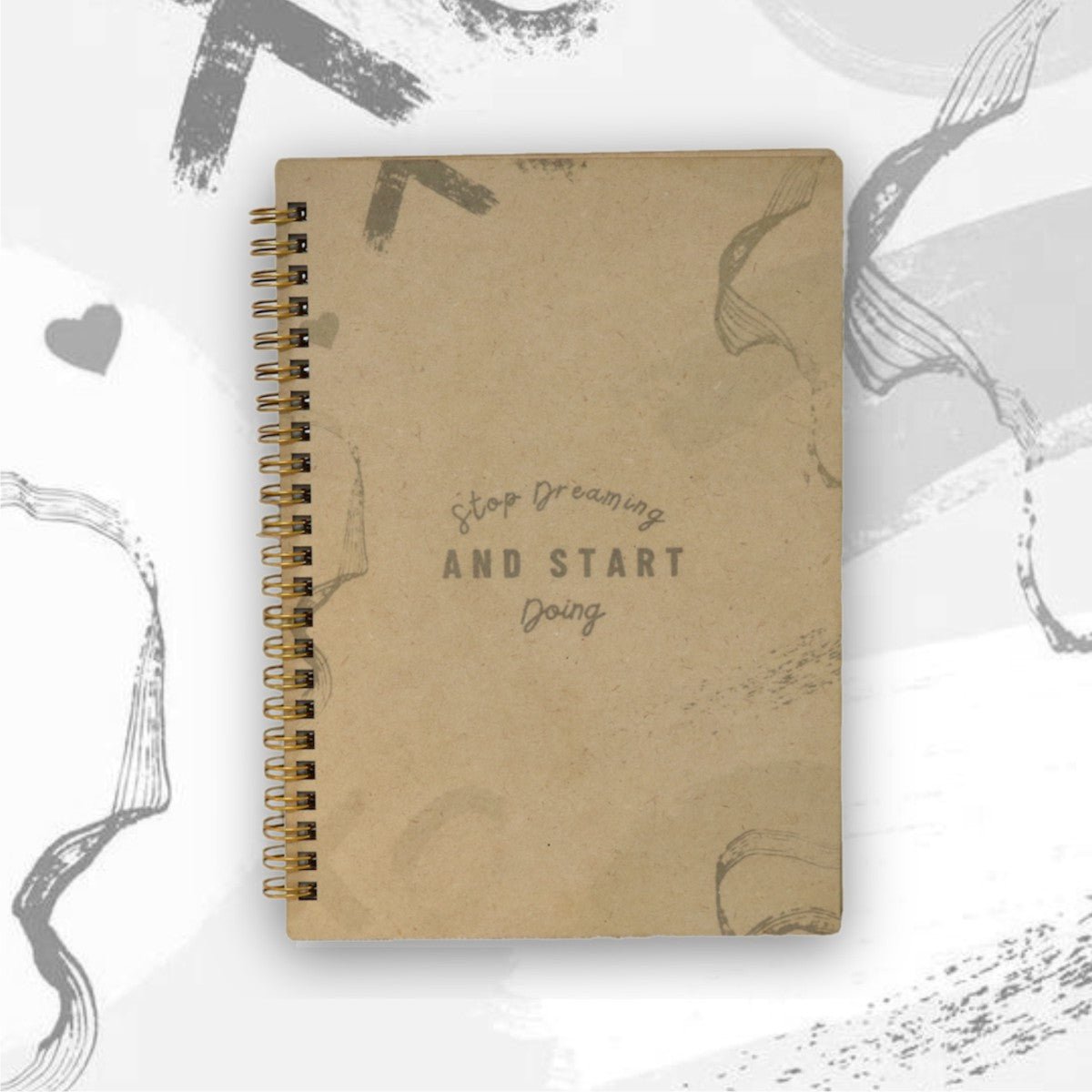 Wooden Sustainable Recycled Diary 1 | A5 Size | 102 Pages