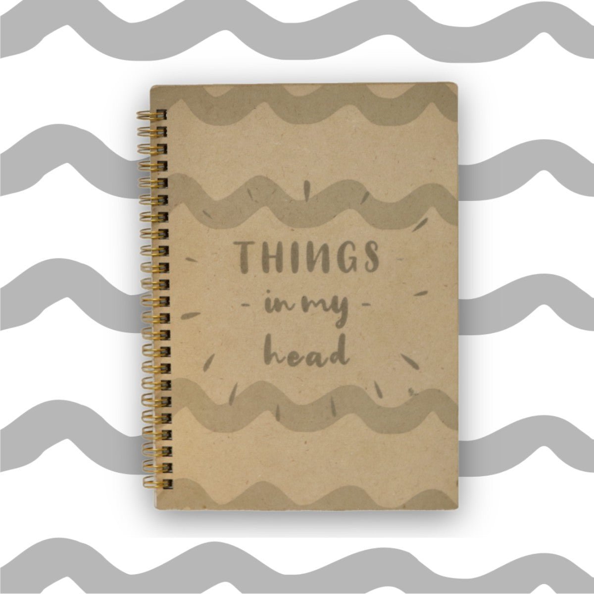 Wooden Sustainable Recycled Diary 5 | A5 Size | 102 Pages