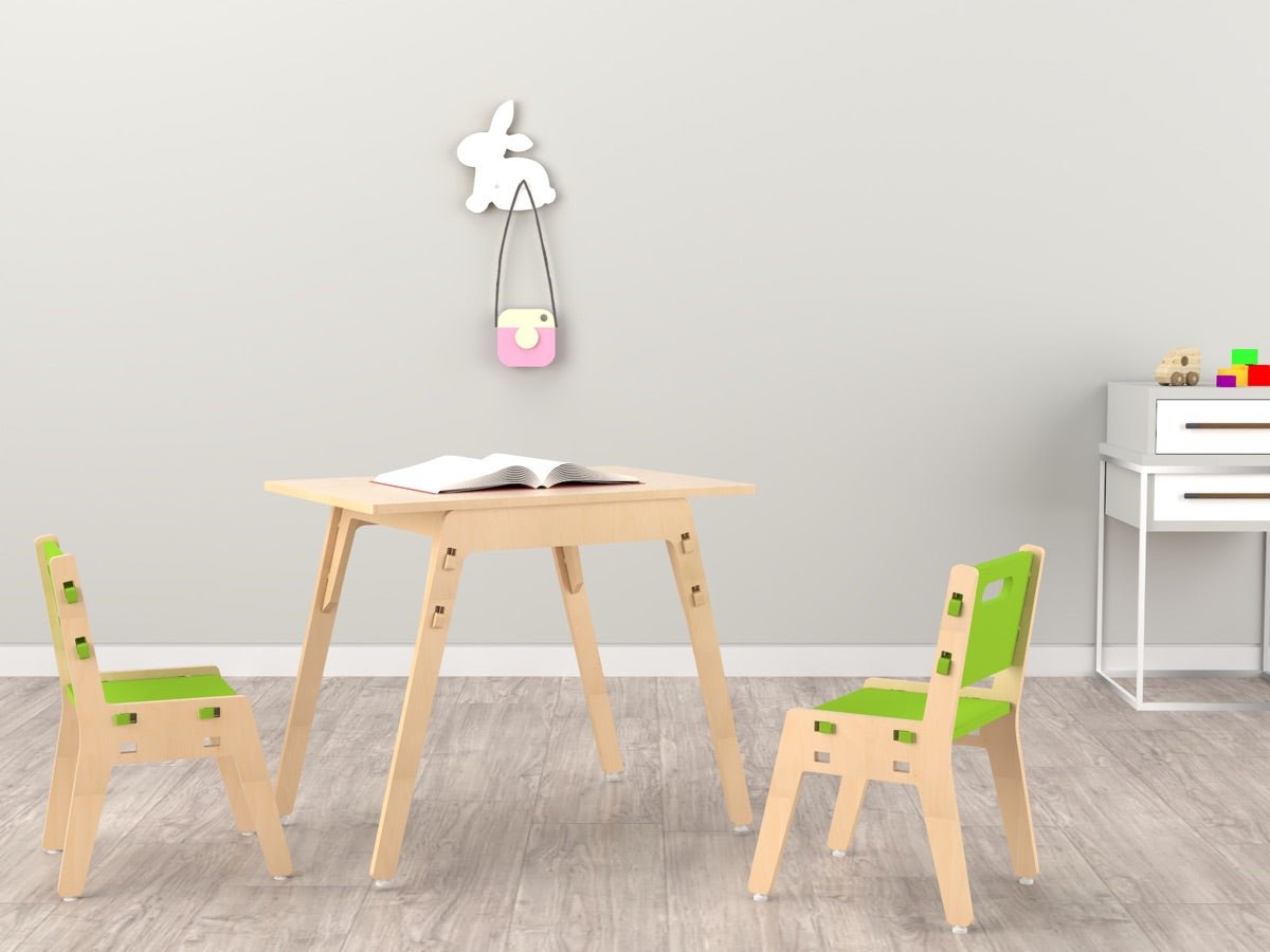 Wooden Table & Chair Package