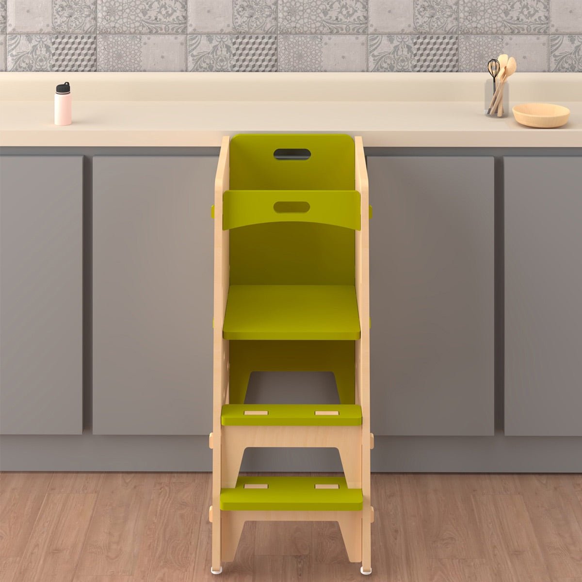 Yellow Lychee | Wooden Kitchen Tower