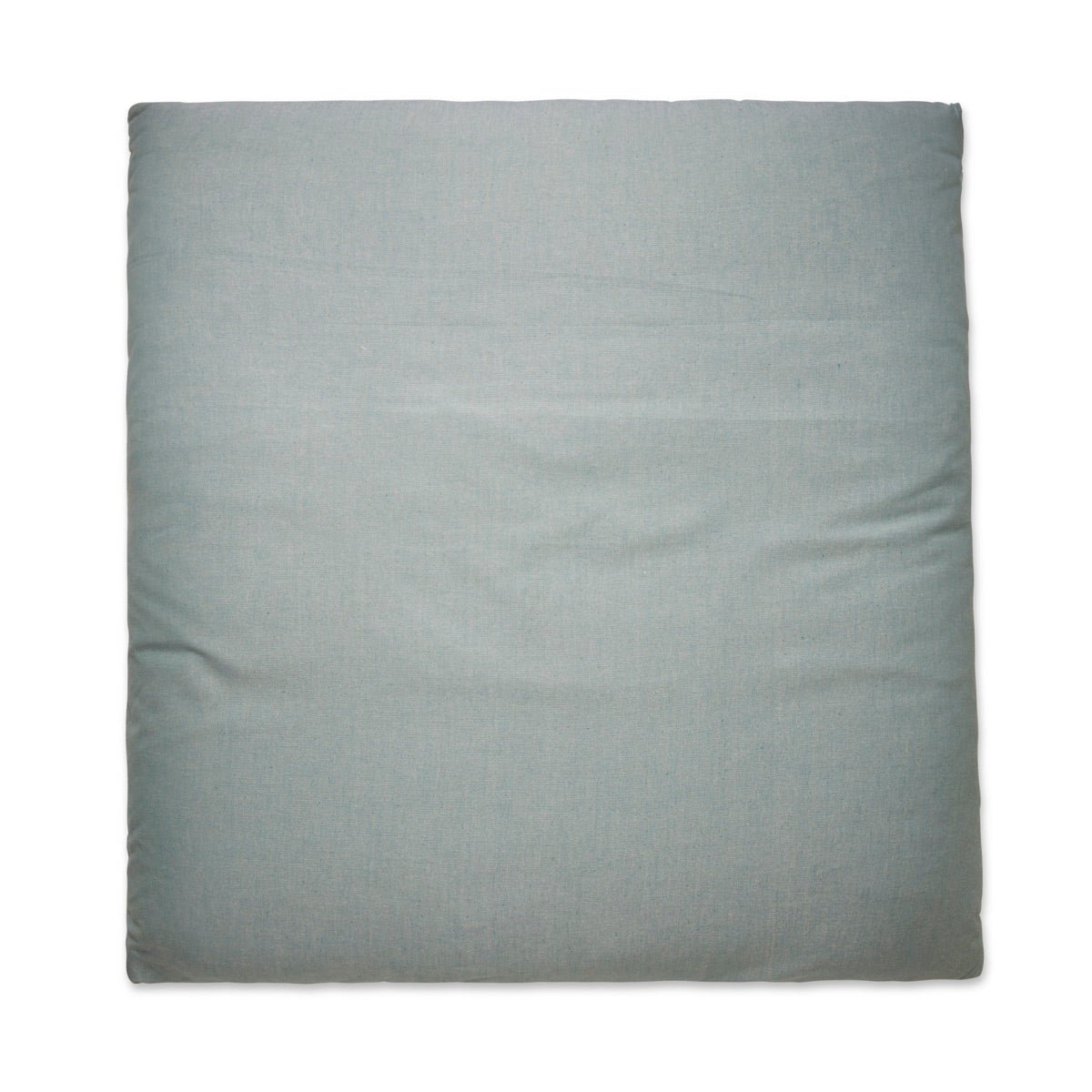 Zabuton Cushion for Meditation & Zafu filled with Cotton- Misty Blue