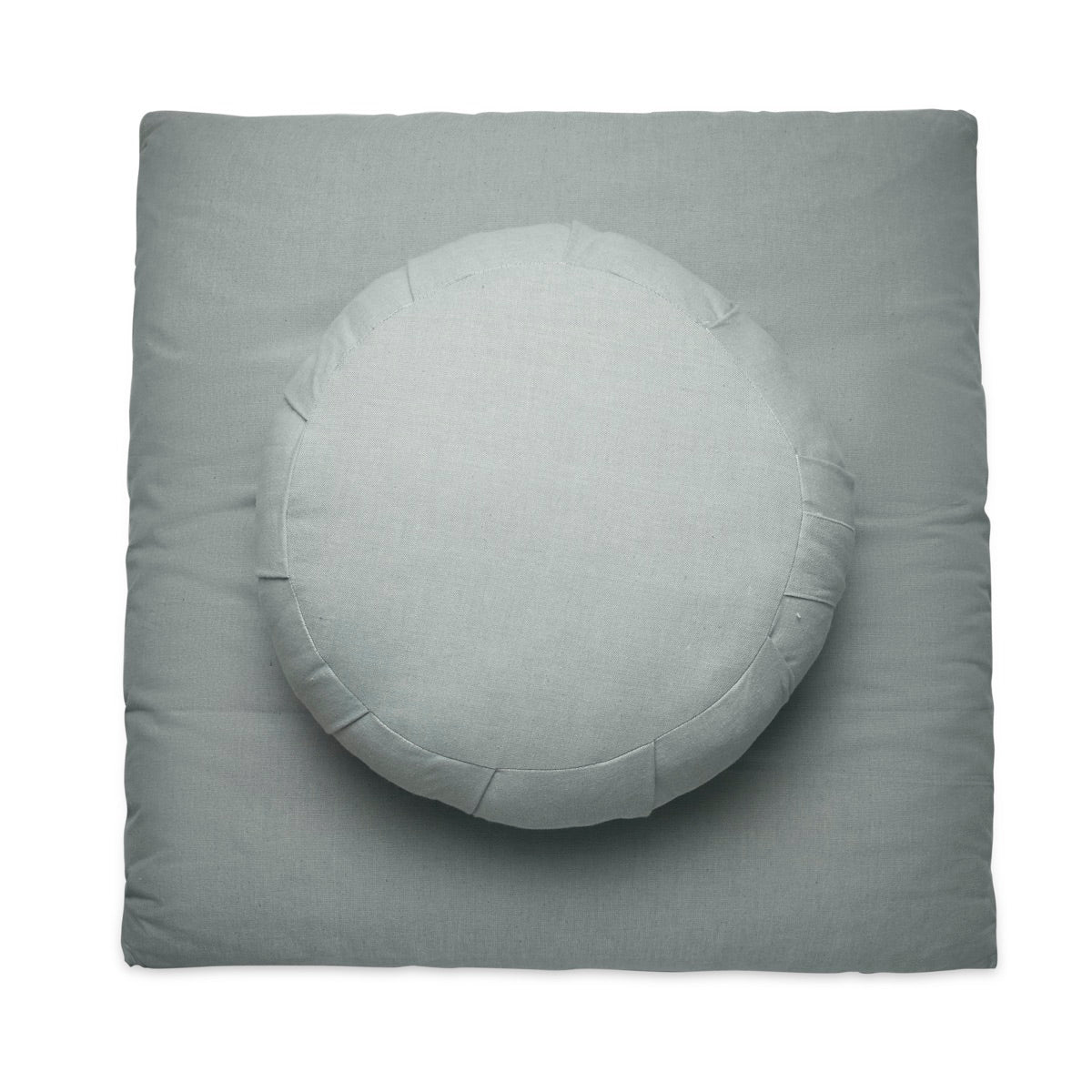 Zafu-Zabuton Meditation & Zen Cushion Combo- Misty Blue